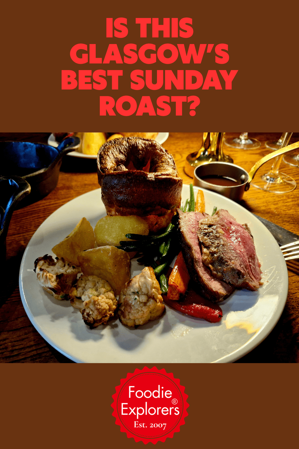 Sunday Roast at The Spanish Butcher Glasgow – Presa Ibérico