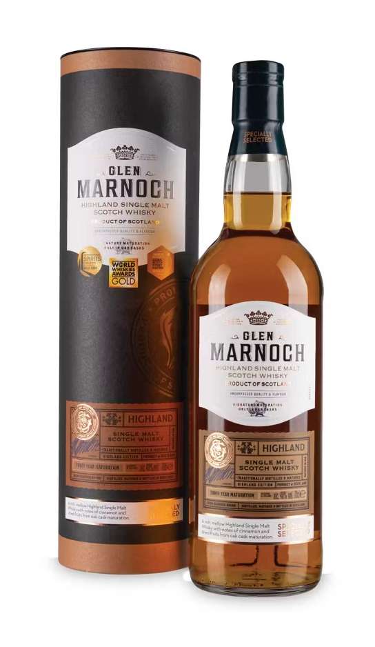 Aldi Scotland celebrates World Whisky Day with award-winning Glen Marnoch whisky range