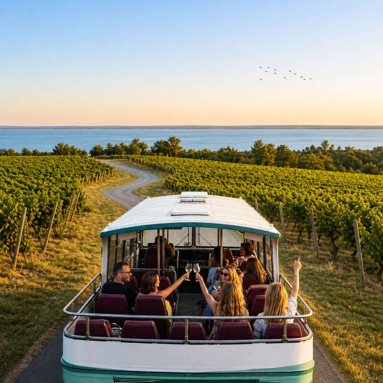 Hungary’s First Hop-On Hop-Off Wine Bus Launches at Lake Balaton