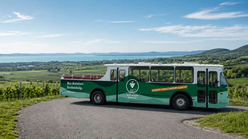 Hungary’s First Hop-On Hop-Off Wine Bus Launches at Lake Balaton