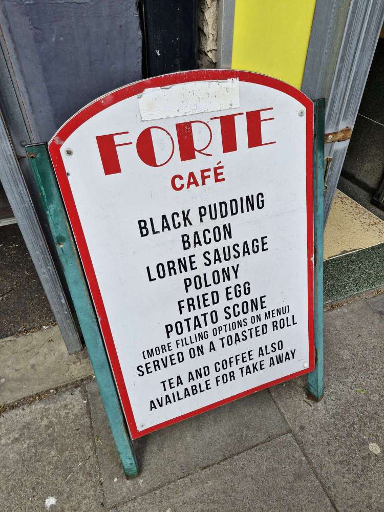 Forte Café Dundee Review: Fried Breakfast and Ice Cream Floats