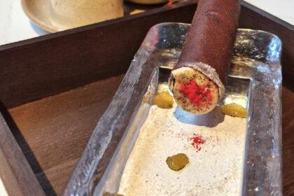 el santo glasgow chocolate cigar dessert