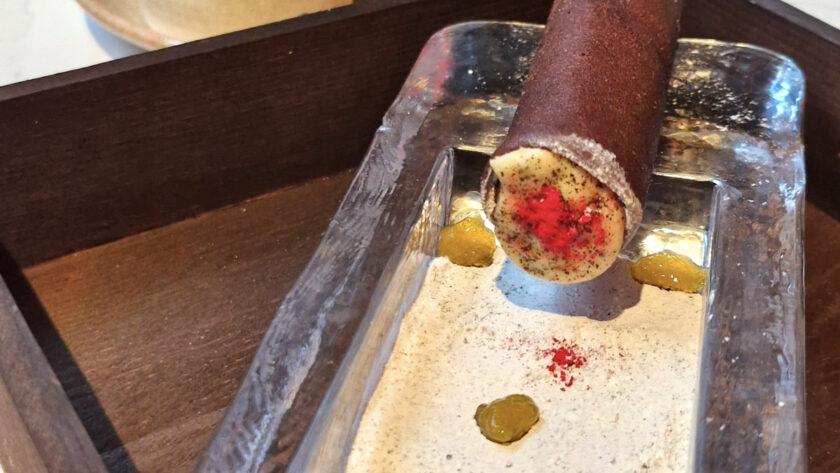 el santo glasgow chocolate cigar dessert