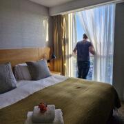 mark looking out window apex hotel dundee