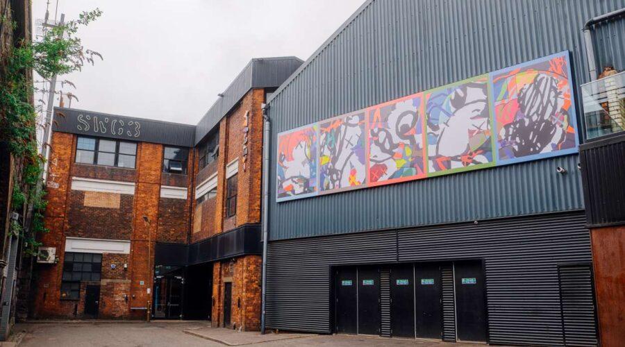 SWG3 celebrates Glasgow International with new KAWS billboard