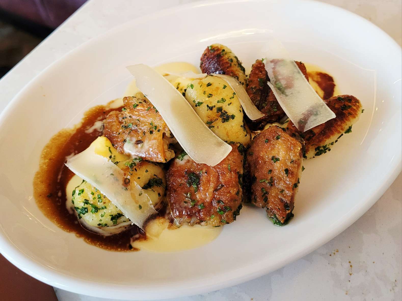 gnocchi - chicken wings - parmesan