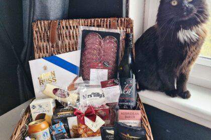 frankie and Scottish hampers