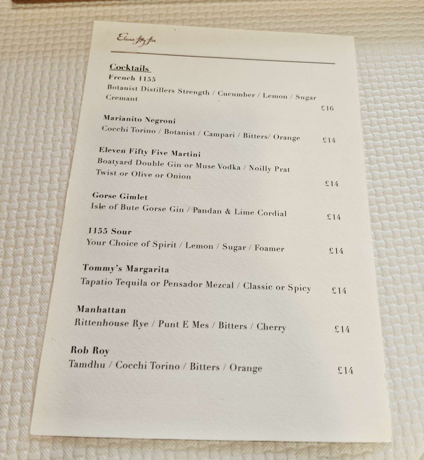 Bistro Eleven Fifty Five Finnieston Review | Glasgow Restaurant Guide