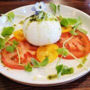 Santé Restaurant Helensburgh Review burrata tomato salad