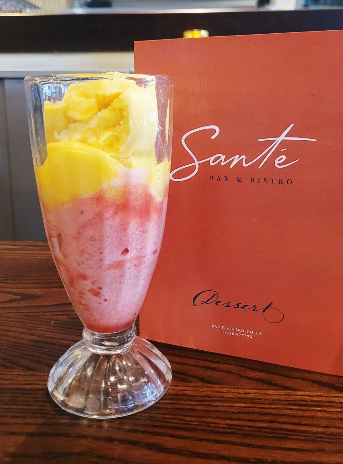 Santé Restaurant Helensburgh Review dessert
