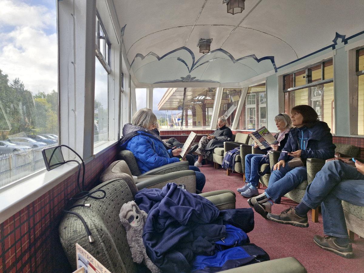 inside observation carriage