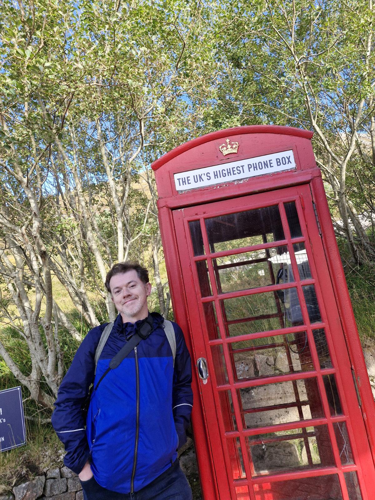 the uks highest phone box