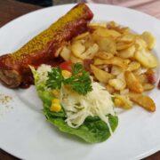 currywurst at metzer eck bar berlin