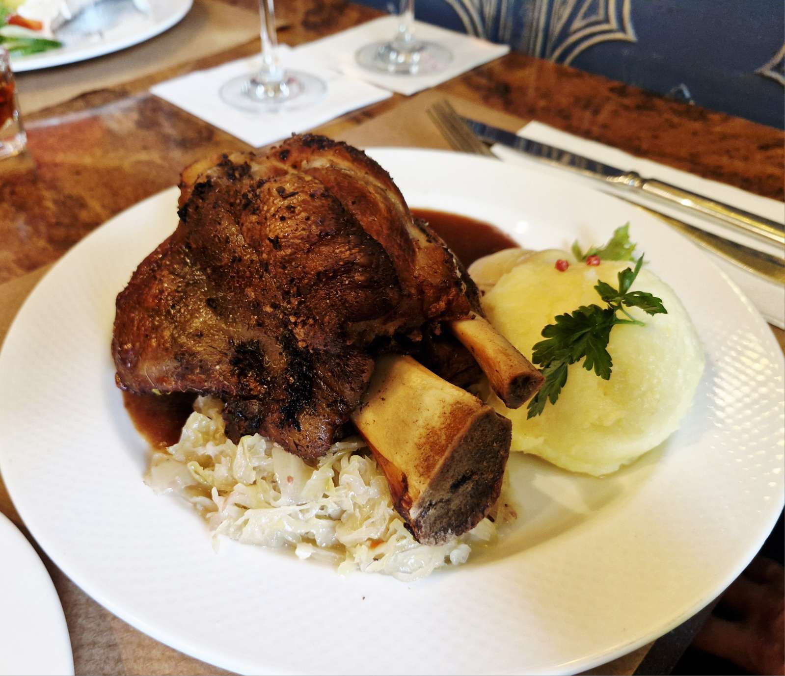 haxe pork knuckle at Restaurant Berlinchen Berlin