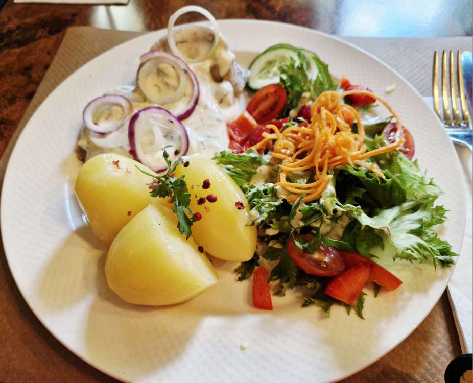 matjes herring at Restaurant Berlinchen Berlin