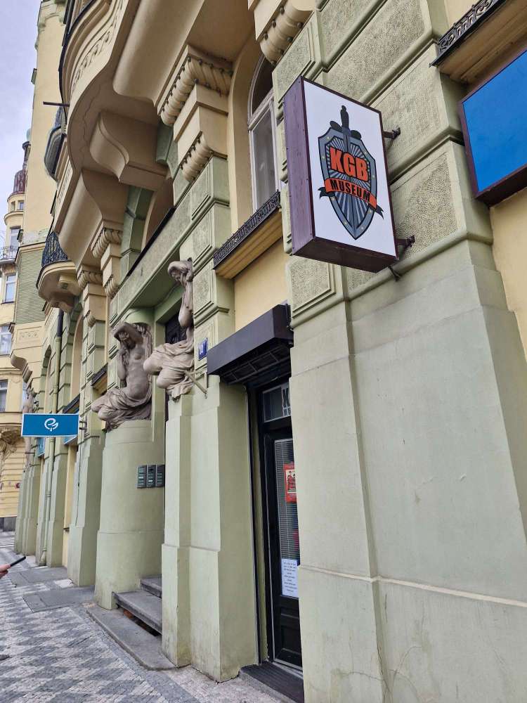 Exterior of the KGB Museum in Prague