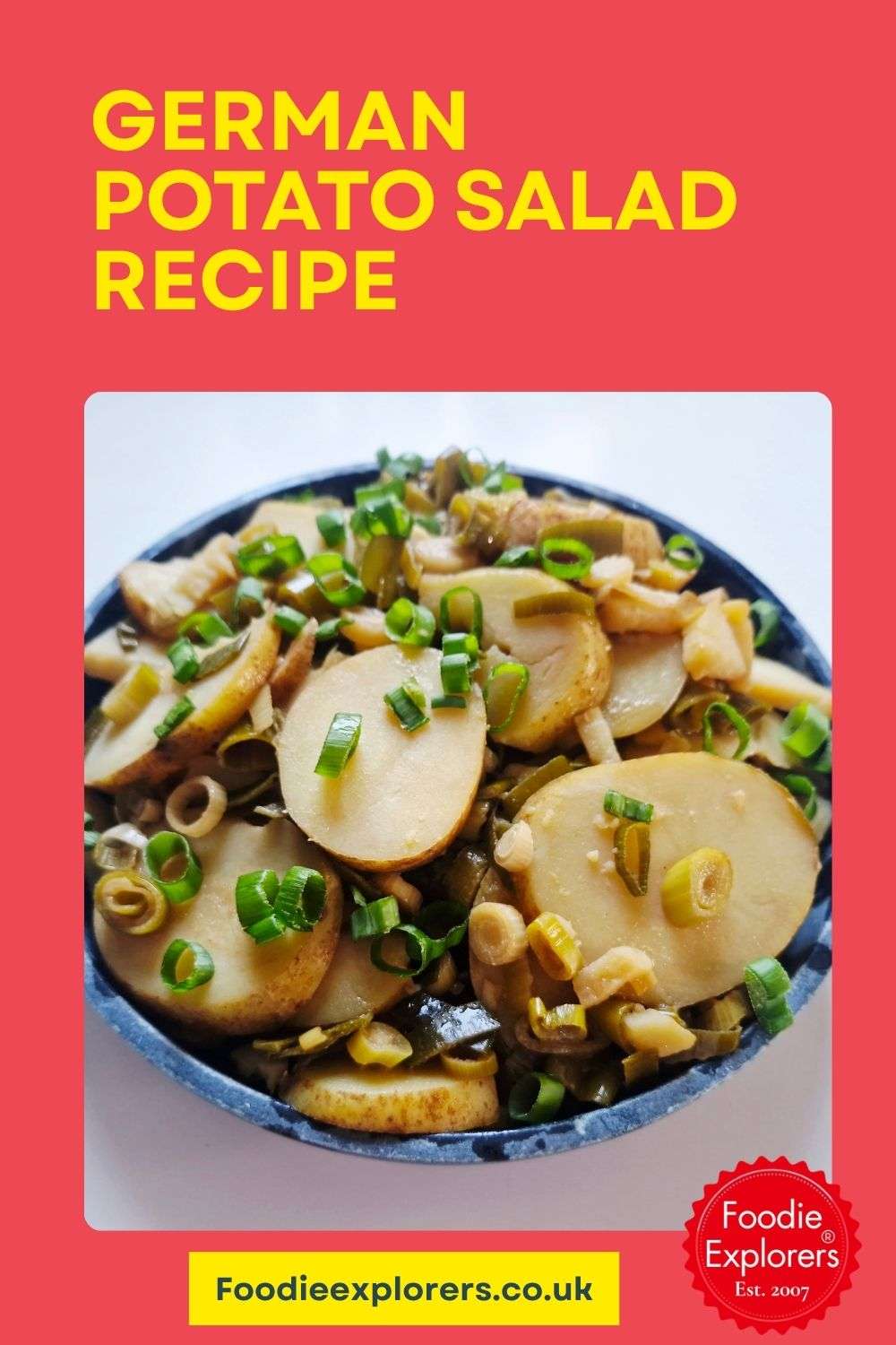 German Potato Salad Without Mayonnaise