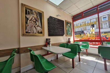 inside Cafe Euro Holloway Road