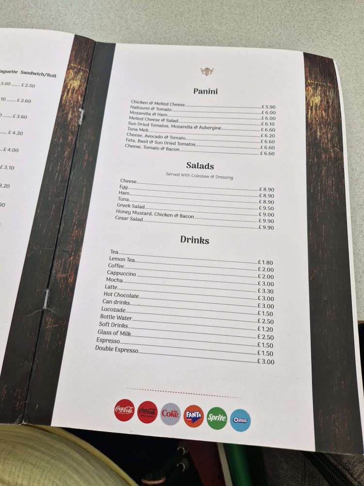 menu Euro cafe Holloway Road