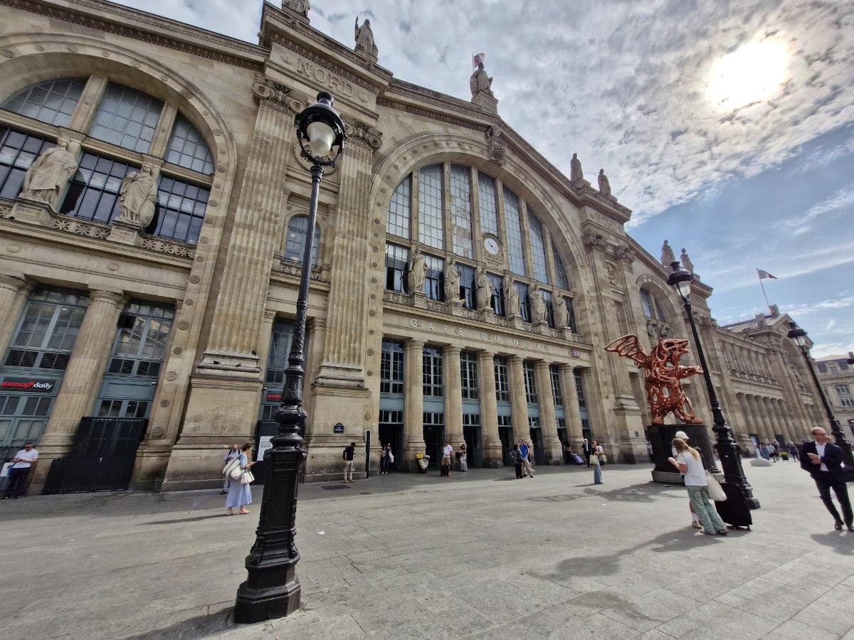 European Sleeper Paris to Berlin OUtside Gare du nord