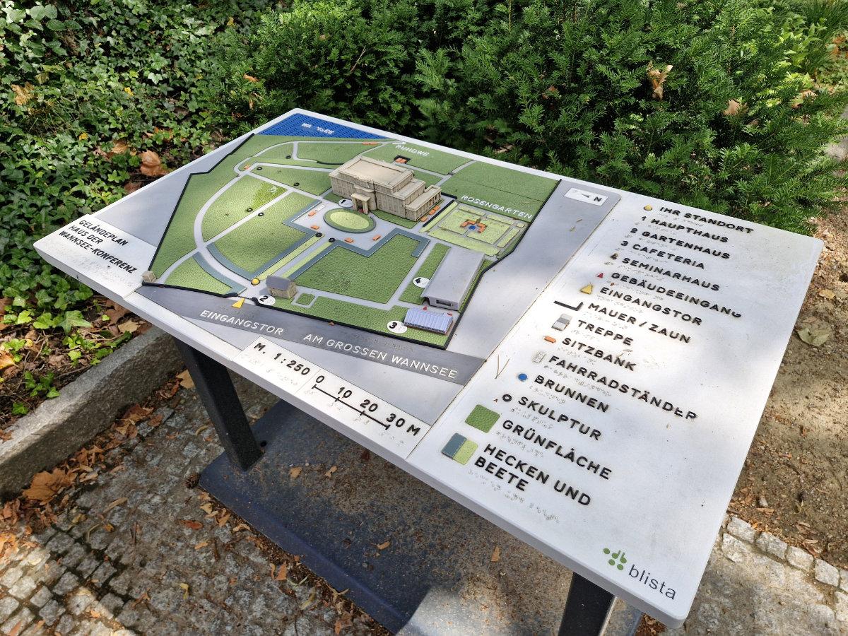 plan of the grounds of the house of the wannsee conference