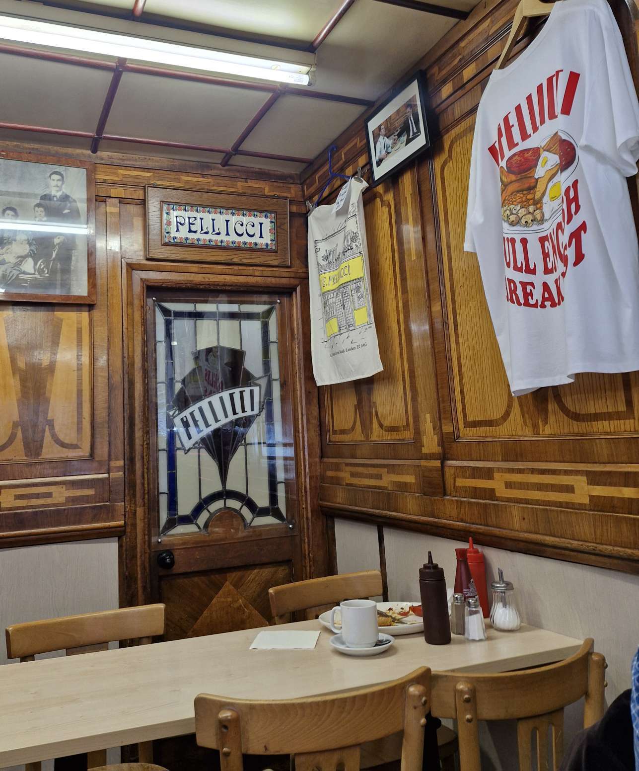 Historic E Pellicci café on Bethnal Green Road