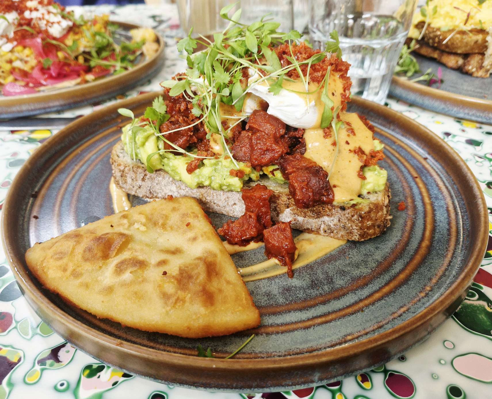 Bramble Glasgow Review: Southside Glasgow Brunch mexy benedict