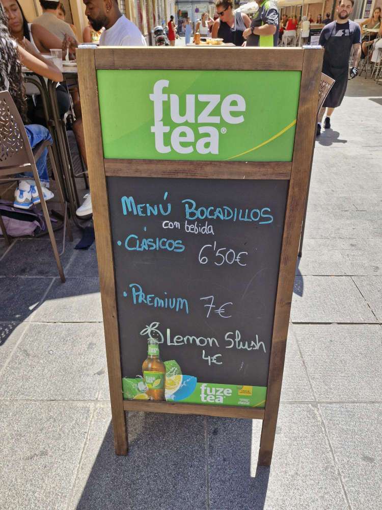 menu Pollos San Juan Malaga Review – Tasty Roast Chicken in Malaga City Centre