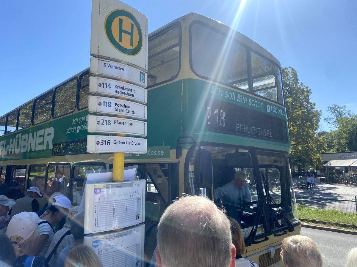 Peacock Island Berlin bus