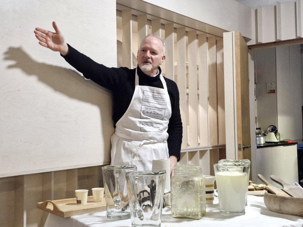 cork butter museum butter demonstration