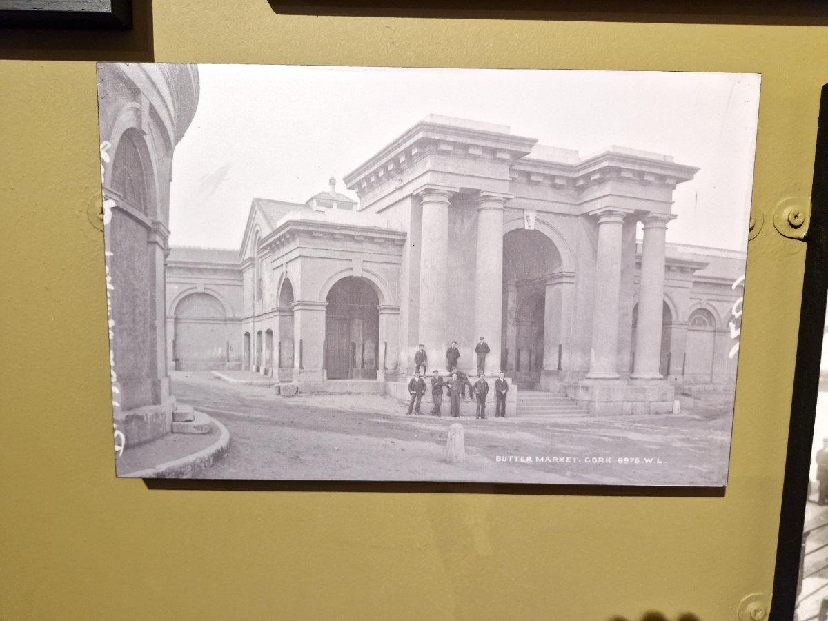 old photo of cork butter museum