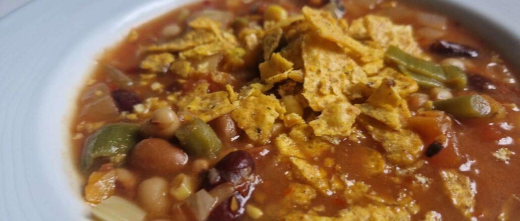 Easy Spicy Mexican Bean Soup Recipe