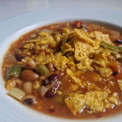 Easy Spicy Mexican Bean Soup Recipe