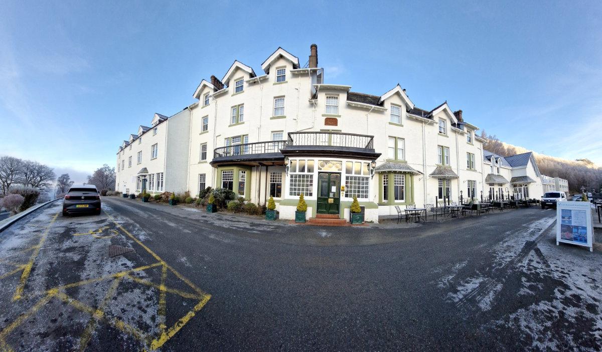 Loch Rannoch Hotel and Spa review view of outside hotel
