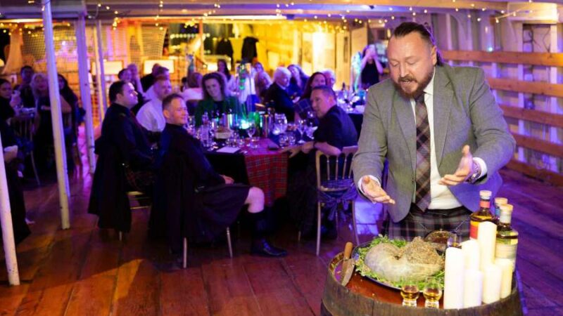 Tall Ship Glenlee and Mharsanta Launch Events Partnership