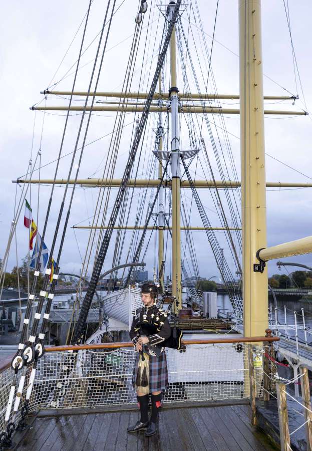 Tall Ship Glenlee and Mharsanta Launch Events Partnership