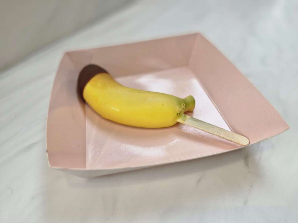 Snow Banana and Snow Peanut gelato treats at Snowflake