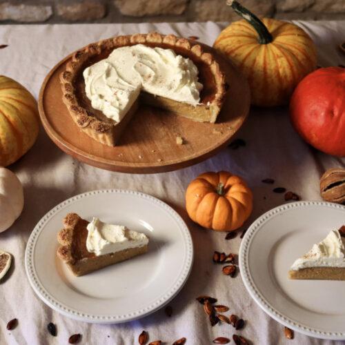 Pumpkin Pie Recipe for Halloween & Bonfire Night